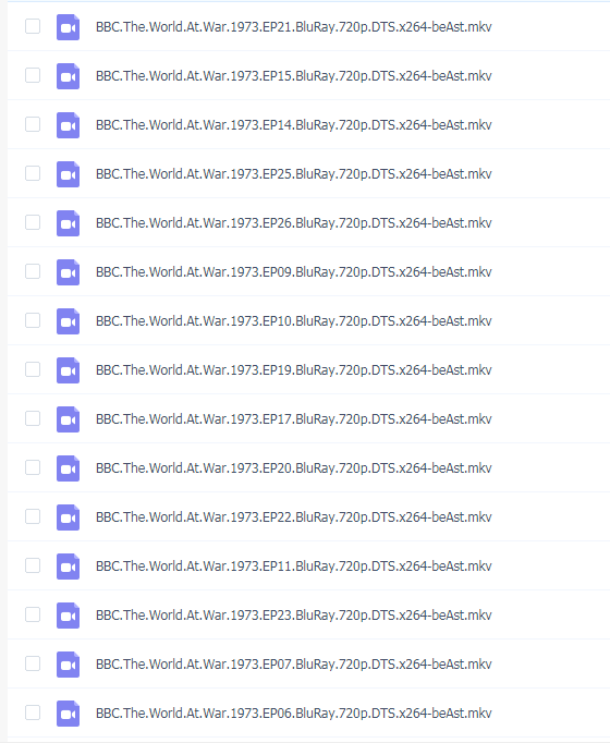 纪录片，战争中的世界：二战全史